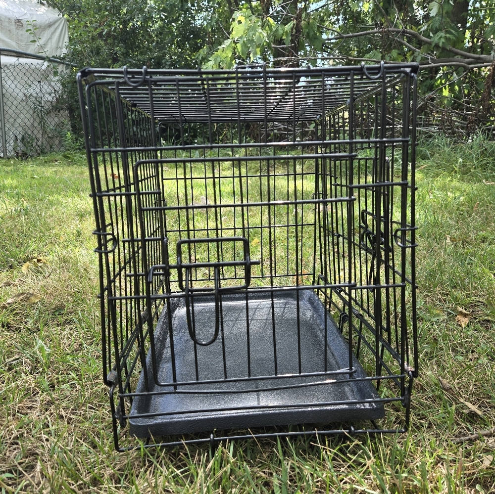 ⭐️22" Black Metal Pet Crate⭐️